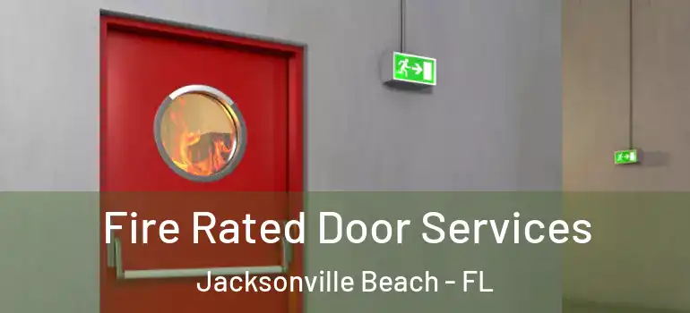  Fire Rated Door Services Jacksonville Beach - FL